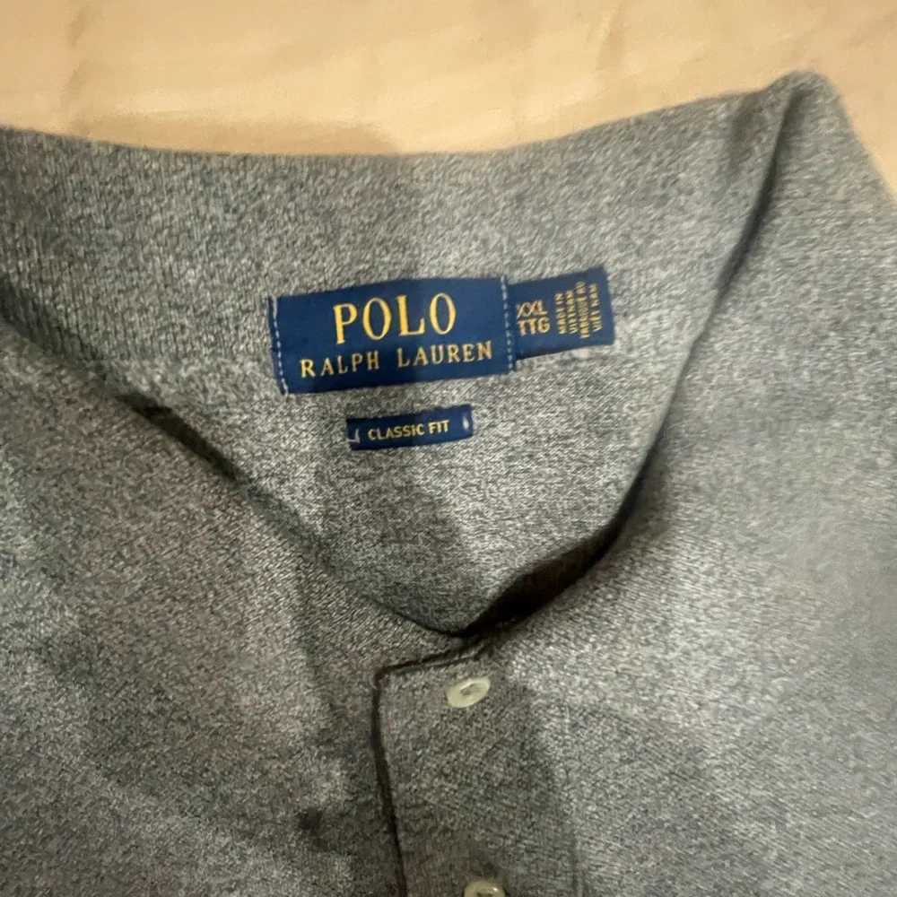 Ralph Lauren Classic Gray Polo Shirt for Men